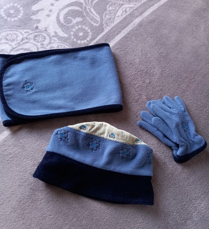 Ensemble bonnet écharpe gants 6 ans - photo numéro 2