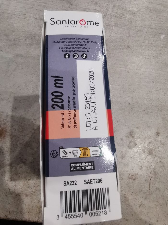 Complement alimentaire plasma marin Hypertonique  santarome - photo numéro 3