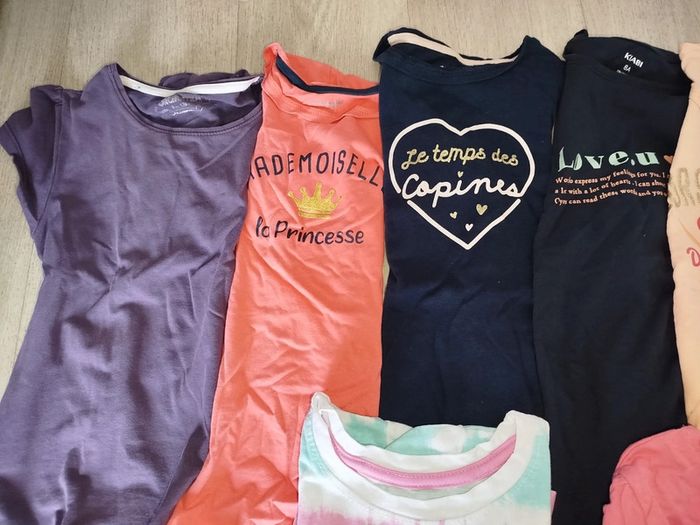 Lot de 8 tee-shirt fille taille 8 ans - photo numéro 3