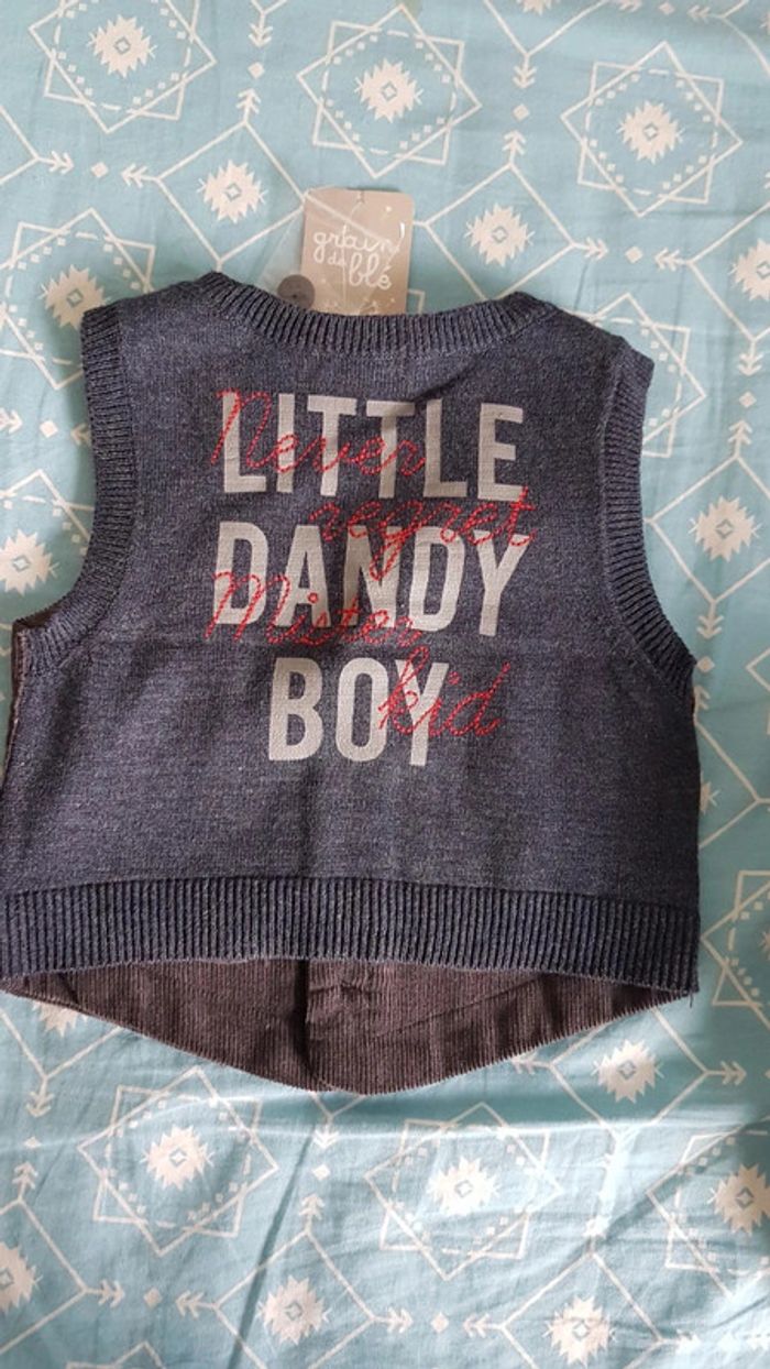 Tenue réveillon garçon 6 mois - photo numéro 6