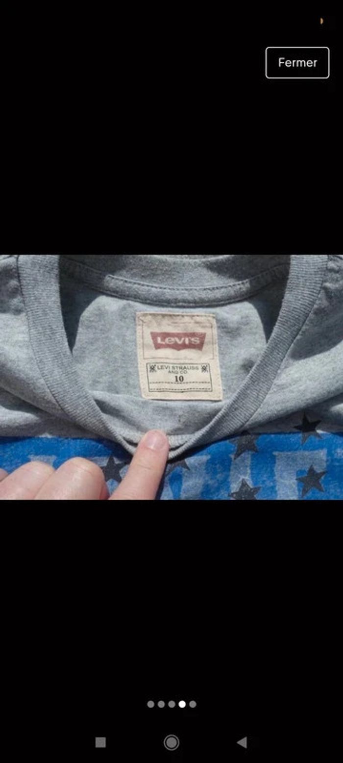 Joli tee-shirt Levi's garçon 10 ans - photo numéro 4