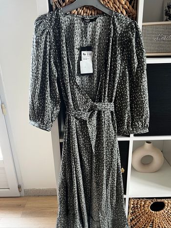 Robe portefeuille kaki