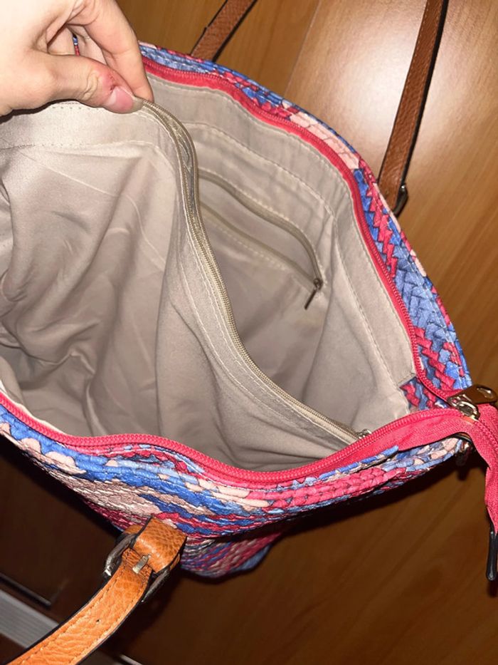 Sac à main multicolore avec motif géométrique (moyen) - photo numéro 12