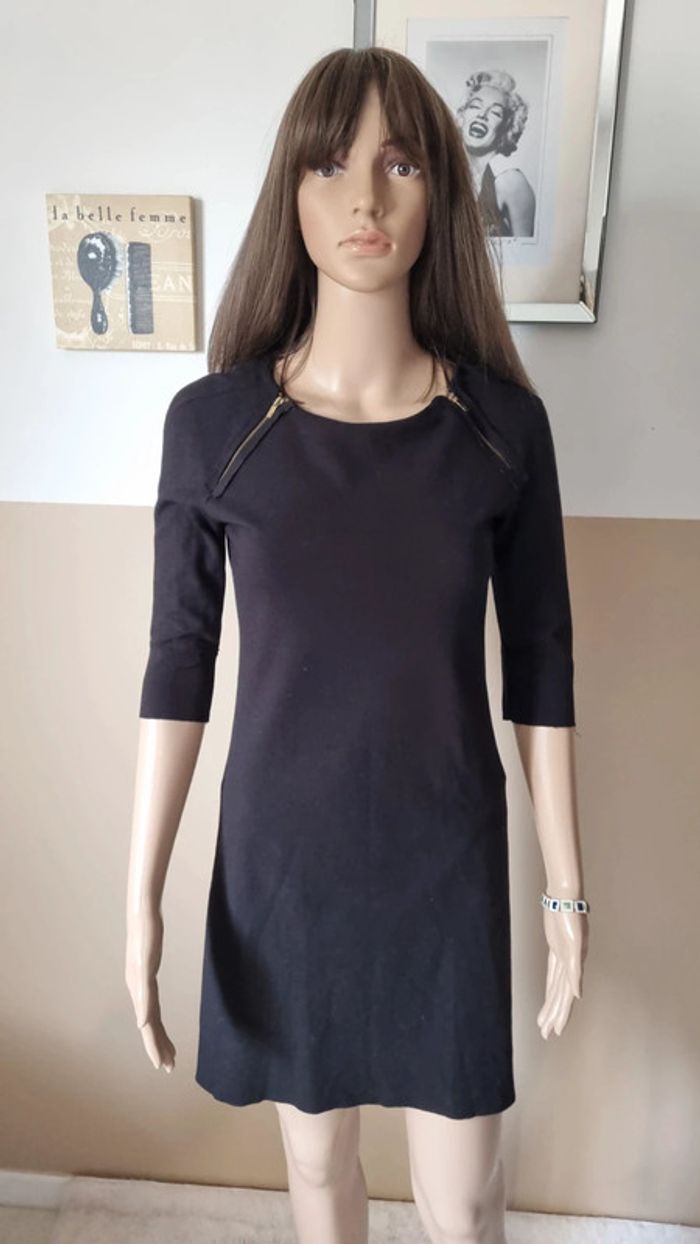 Robe Maje noire moulante