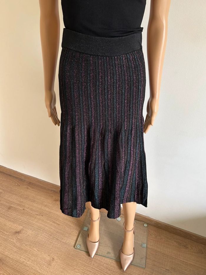 Jupe mi longue pailletée Adilynn taille unique jamais portée