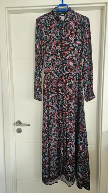 Robe longue col chemise, taille 38 Sinequanone