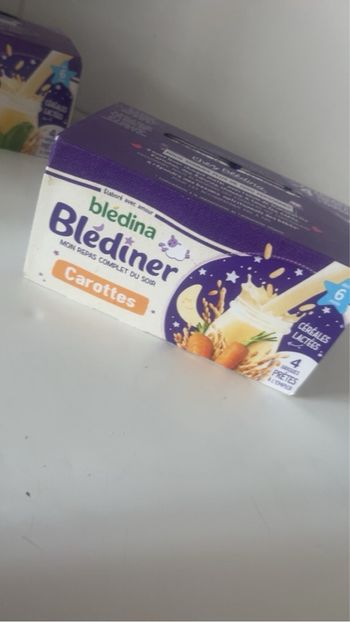 Brique de lait carotte 