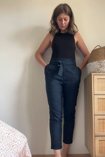 Pantalons à carreaux