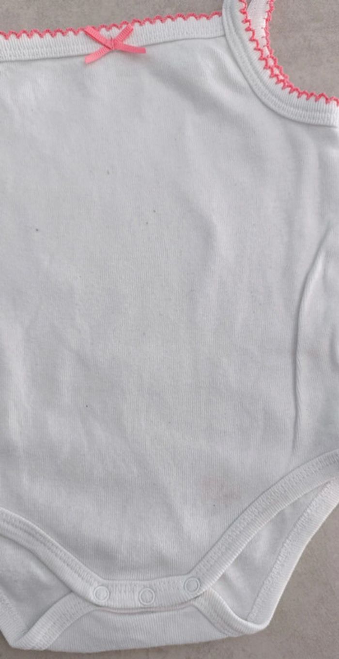 Lot de 4 bodies débardeurs fille - 9 mois - photo numéro 4