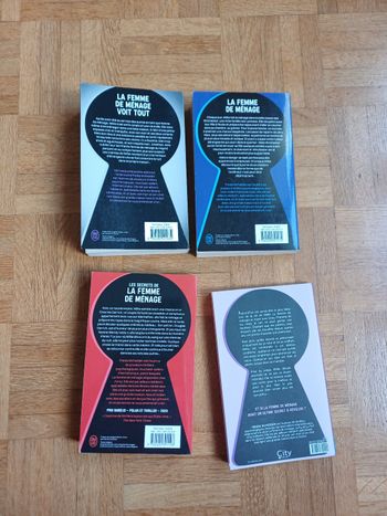 Lot 4 livres femme de ménage 