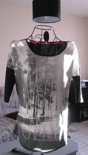 tee shirt manches 3/4 ts