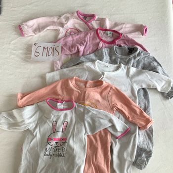6 pyjamas 6 mois