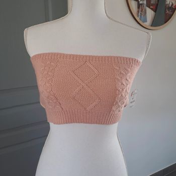 (Réduction) Crop top acrylique