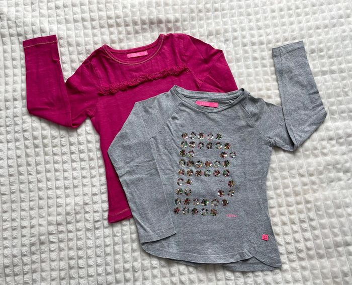 Tee-shirt fille ML 3/4 ans, Le Big (lot de 2)