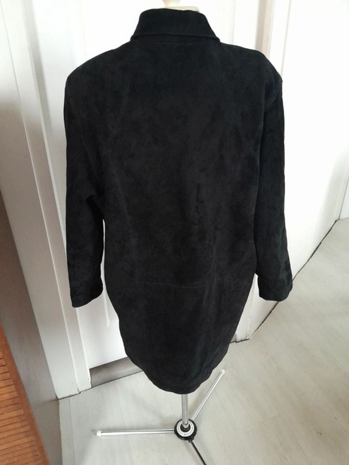 Beau manteau veste en cuir de porc véritable taille 42 - photo numéro 2