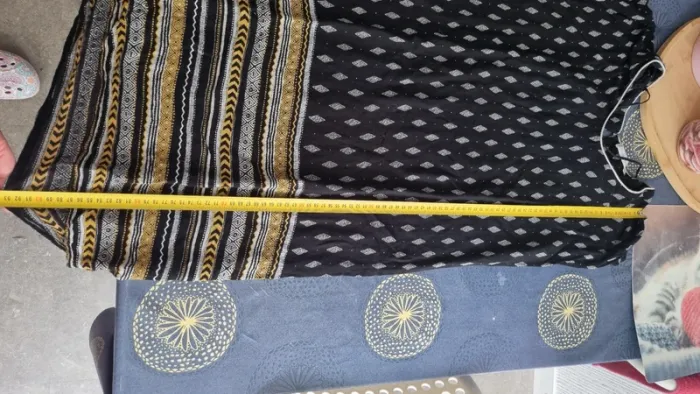 Robe été noir blanc jaune taille 40 gémo - photo numéro 15