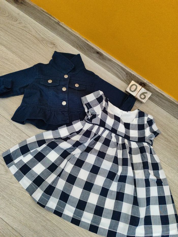 Ensemble robe et veste. 6 mois - photo numéro 2
