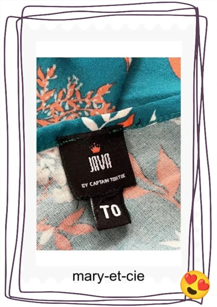 Combishort, décolleté, dos nu. Java by Captain tortue, taille O - photo numéro 6