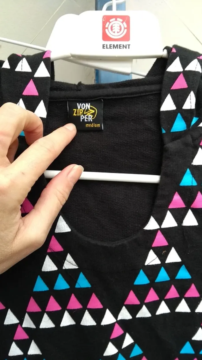 Sweat capuche Vonzipper taille S - photo numéro 4