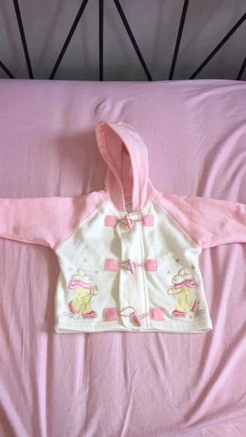 Petite veste lapin 6-9mois