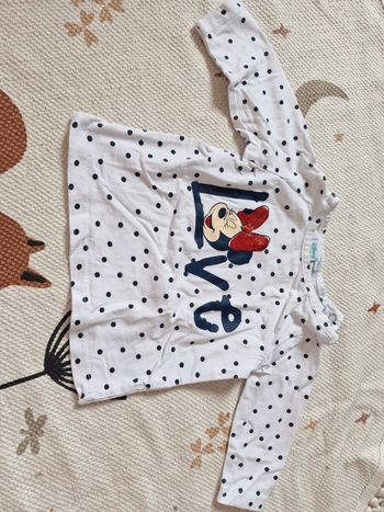 Tee shirt manches longues 9 mois disney