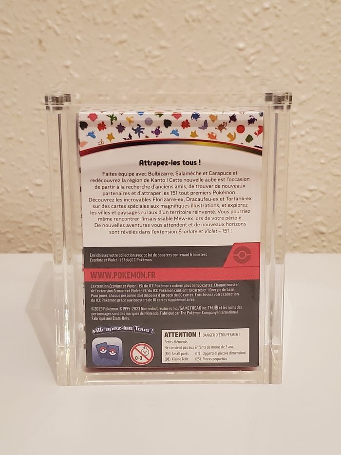 1 protection acrylique bundle neuf pokemon - photo numéro 3