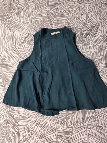 Top bleu canard Pull&bear