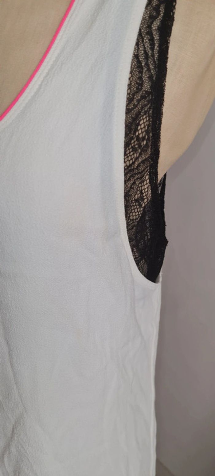 Robe sandro taille 3 dentelle noire - photo numéro 2