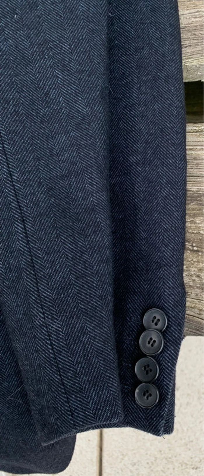 Veste homme bleue en laine Florentino T 42 (244) - photo numéro 2