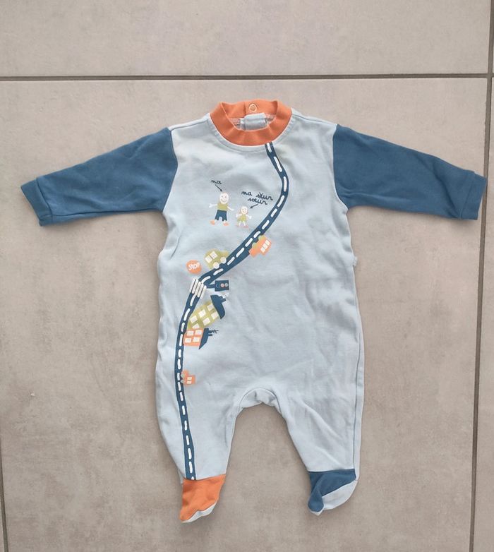 Lot de 4 pyjamas garçon - 3 mois - photo numéro 4