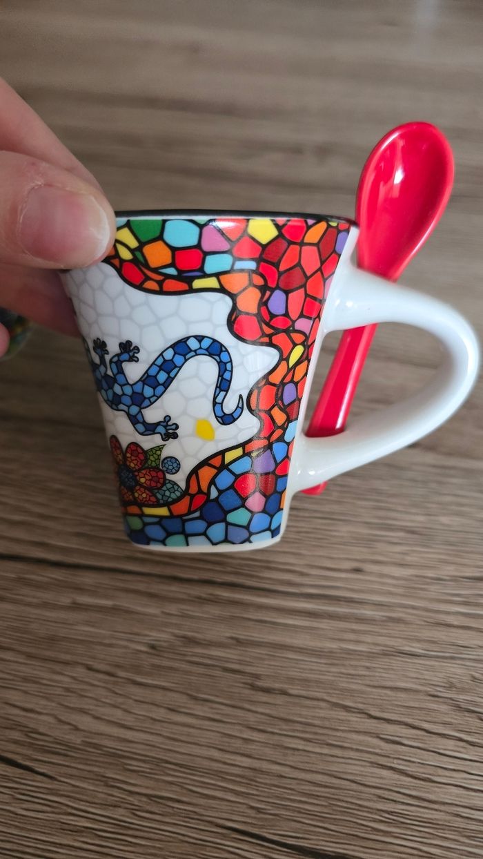 Lot 2 tasses à café - photo numéro 2