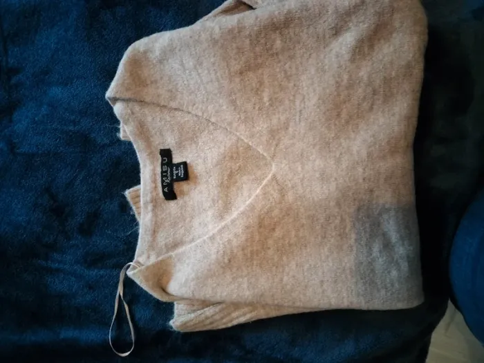 Pull doux beige