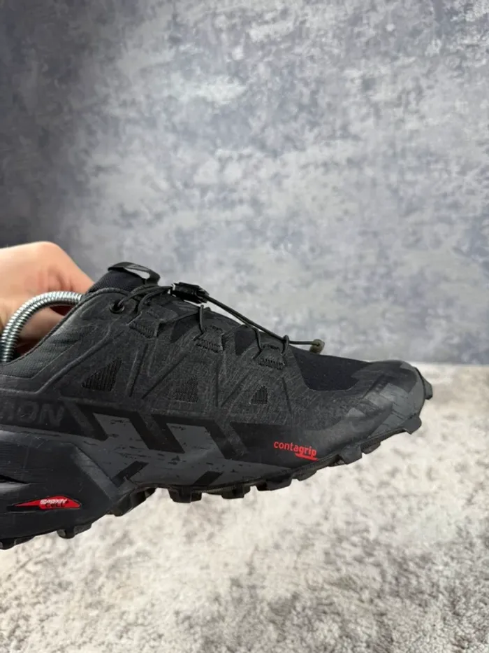 Salomon SpeedCross 6 - Trekking Shoes - Triple Black - photo numéro 16