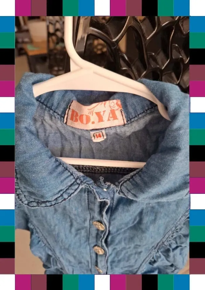 Combishort en jean's 14 ans - photo numéro 3