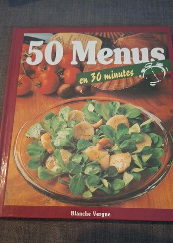 50 menus en 30 mins