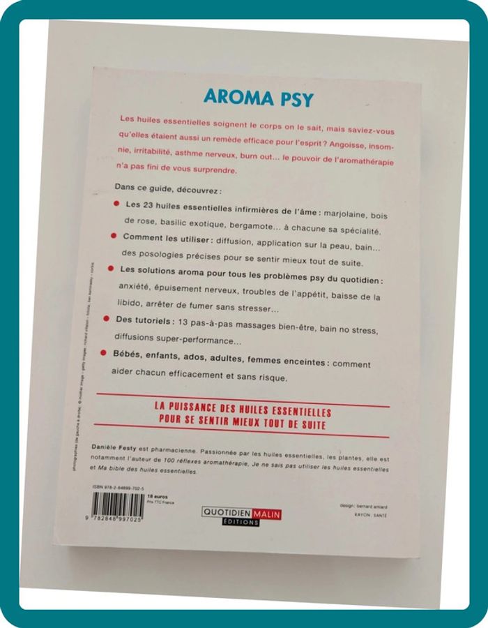 Aroma psy - Danièle Festy | Huiles essentielles & bien-être émotionnel, état neuf - photo numéro 2