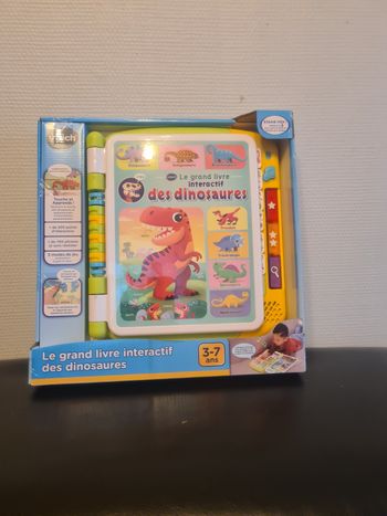 Le grand livre intéractif des dinosaures NEUF