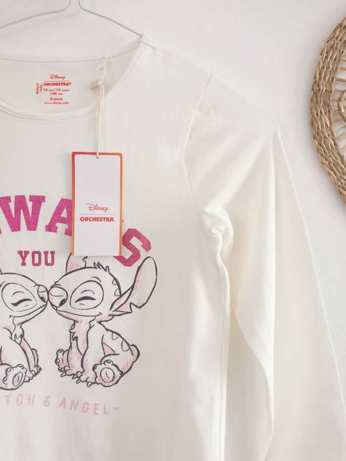 Tee-shirt manches longues Stitch et Angel Disney Orchestra 10 Ans - photo numéro 4