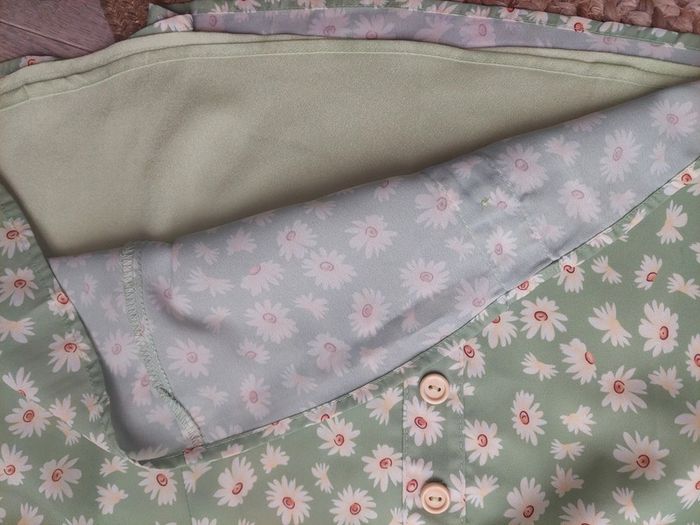 Jupe fleurs shein neuve doublée taille M - photo numéro 4