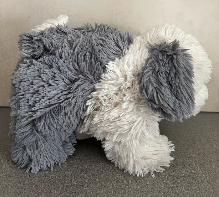 2 en 1 : doudou et coussin chien Textura - photo numéro 3