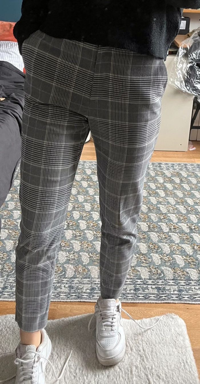 Pantalon à carreaux