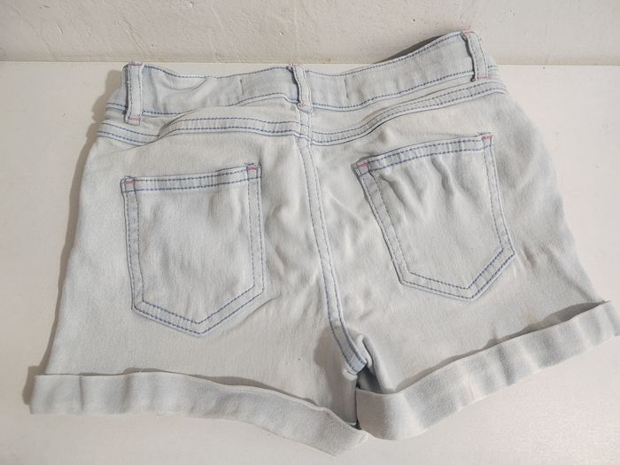 Shorts en jean fille Denim&Co taille 7-8 ans 128 cm - photo numéro 2