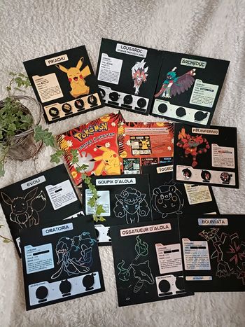 Cartes à gratter pokémon