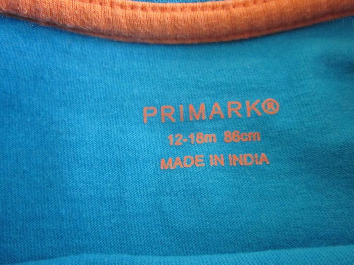 T-Shirt manches courtes bleu 18 mois - photo numéro 3