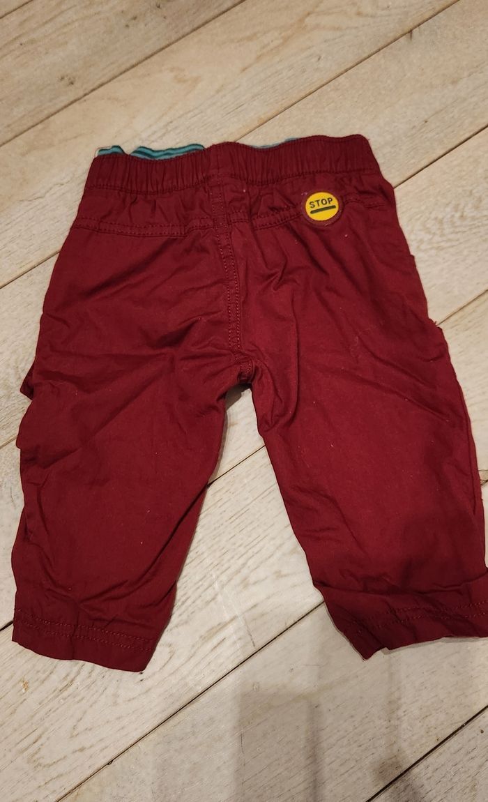 Lot de 2 vêtements garçon : 1 t-shirt longues manches + 1 pantalon taille 68cm (6 mois) - photo numéro 6