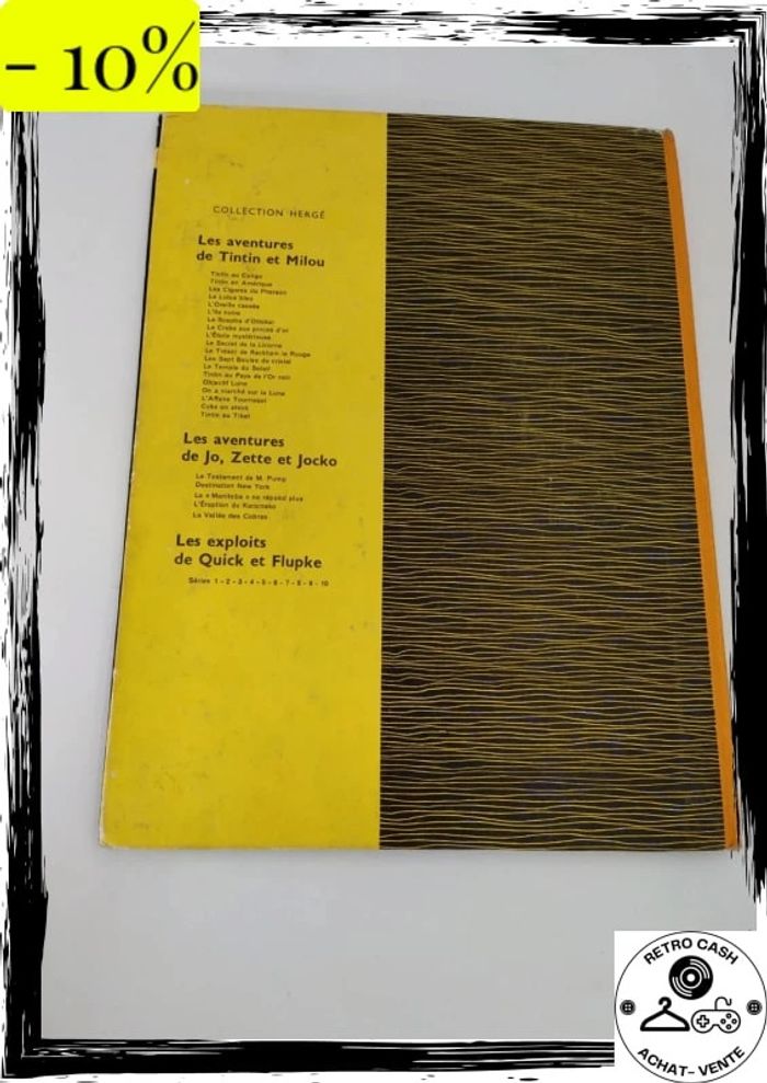 Tintin et le Mystère de la Toison d'Or - Edition 1962 - Hergé - BE - rare - photo numéro 15