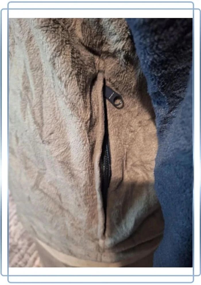 polaire full zip columbia bleu et gris homme - taille L (274) - photo numéro 7