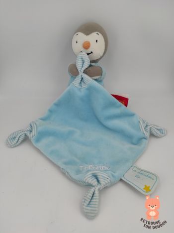 Doudou Mouchoir Bleu T'choupi Nicotoy