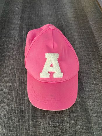 Casquette fille rose
