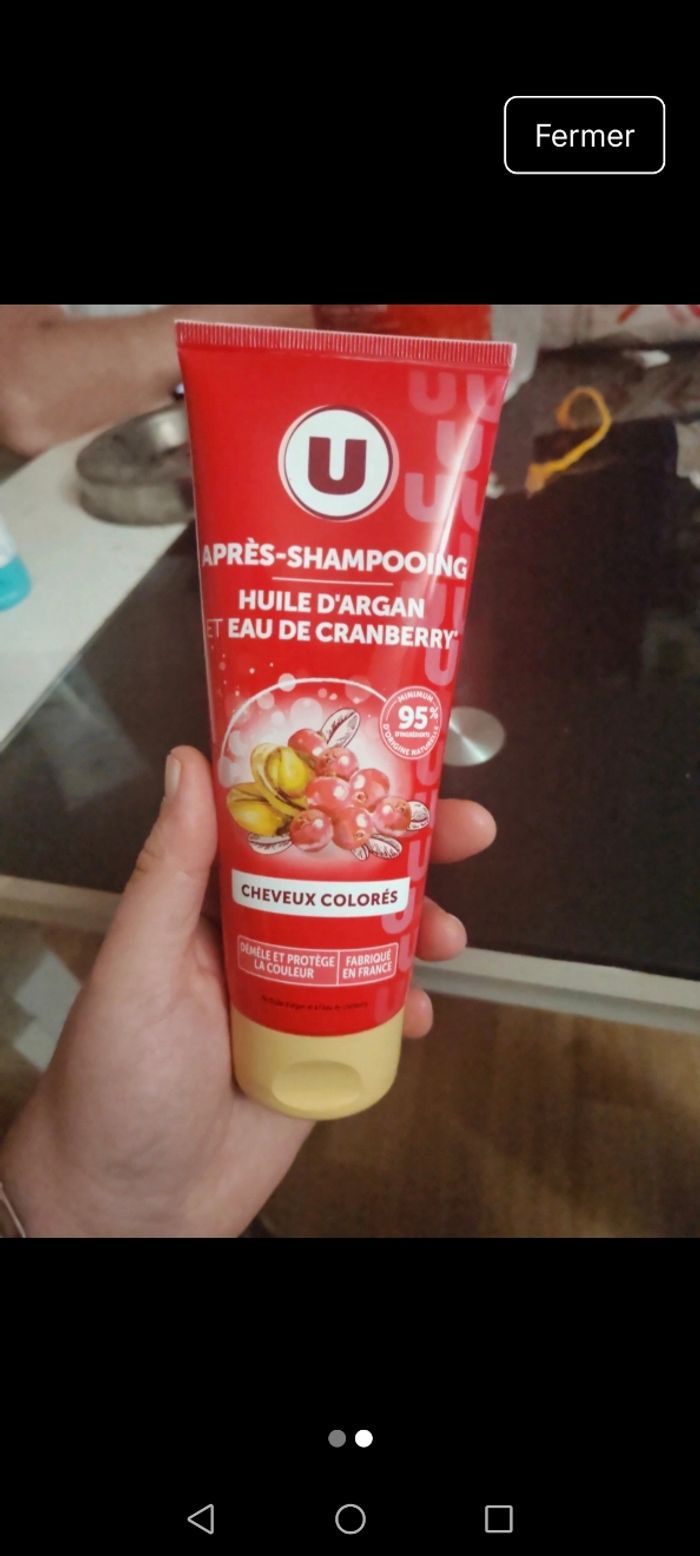 Après shampooing pour cheveux colorés